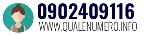 Numero di telefono 0902409116 0902409116