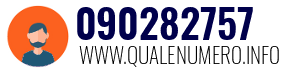 Numero di telefono 090282757 090282757