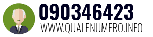 Numero di telefono 090346423 090346423