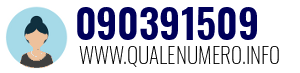 Numero di telefono 090391509 090391509
