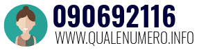 Numero di telefono 090692116 090692116