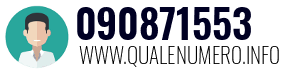 Numero di telefono 090871553 090871553