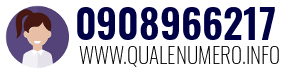 Numero di telefono 0908966217 0908966217