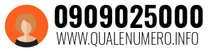 Numero di telefono 0909025000 0909025000