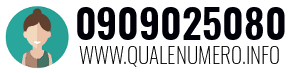 Numero di telefono 0909025080 0909025080