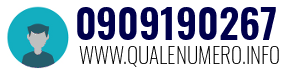 Numero di telefono 0909190267 0909190267