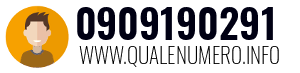 Numero di telefono 0909190291 0909190291