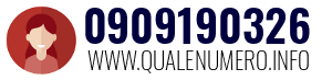 Numero di telefono 0909190326 0909190326
