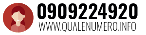 Numero di telefono 0909224920 0909224920