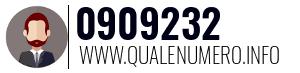 Numero di telefono 0909232 0909232