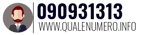 Numero di telefono 090931313 090931313