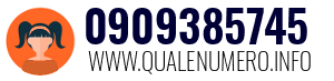 Numero di telefono 0909385745 0909385745