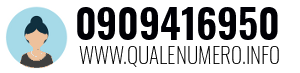 Numero di telefono 0909416950 0909416950