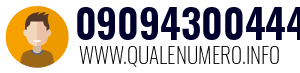 Numero di telefono 09094300444 09094300444