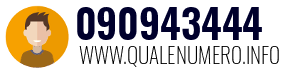 Numero di telefono 090943444 090943444