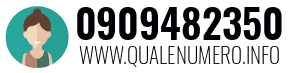 Numero di telefono 0909482350 0909482350