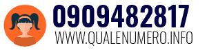 Numero di telefono 0909482817 0909482817