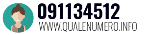 Numero di telefono 091134512 091134512