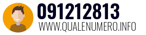 Numero di telefono 091212813 091212813