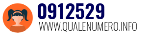 Numero di telefono 0912529 0912529