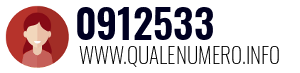 Numero di telefono 0912533 0912533