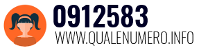 Numero di telefono 0912583 0912583