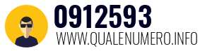 Numero di telefono 0912593 0912593