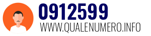 Numero di telefono 0912599 0912599