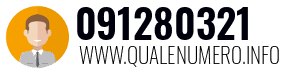 Numero di telefono 091280321 091280321