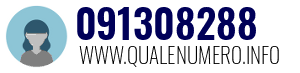 Numero di telefono 091308288 091308288