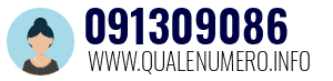 Numero di telefono 091309086 091309086