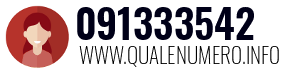 Numero di telefono 091333542 091333542