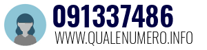 Numero di telefono 091337486 091337486