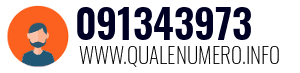 Numero di telefono 091343973 091343973