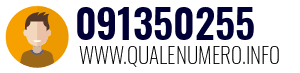 Numero di telefono 091350255 091350255