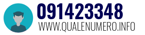 Numero di telefono 091423348 091423348