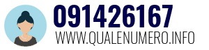 Numero di telefono 091426167 091426167