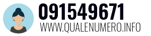 Numero di telefono 091549671 091549671