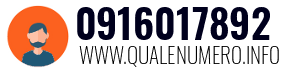 Numero di telefono 0916017892 0916017892