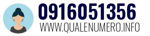 Numero di telefono 0916051356 0916051356