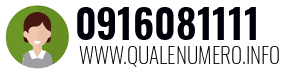 Numero di telefono 0916081111 0916081111