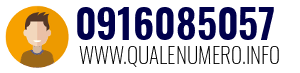 Numero di telefono 0916085057 0916085057