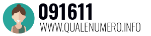 Numero di telefono 091611 091611