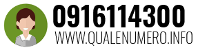 Numero di telefono 0916114300 0916114300