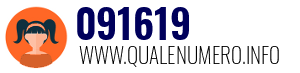 Numero di telefono 091619 091619