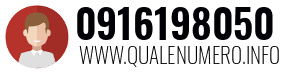 Numero di telefono 0916198050 0916198050
