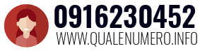 Numero di telefono 0916230452 0916230452