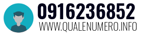 Numero di telefono 0916236852 0916236852