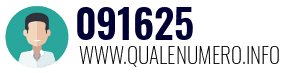 Numero di telefono 091625 091625