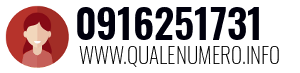Numero di telefono 0916251731 0916251731